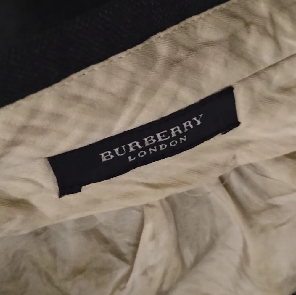 Burberry Mens Wool Blue Dress Pants Sz 40